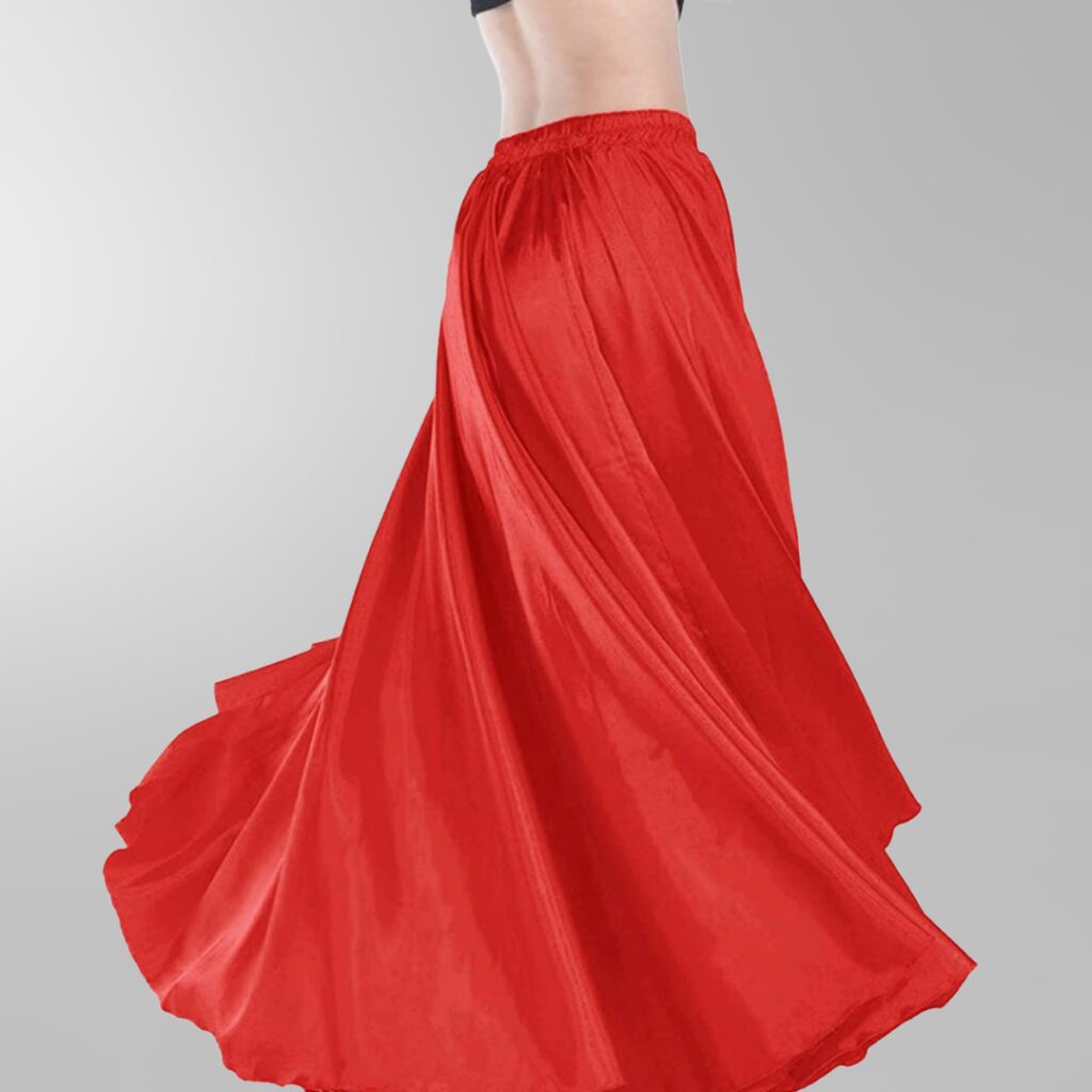 röd magdans kjol1