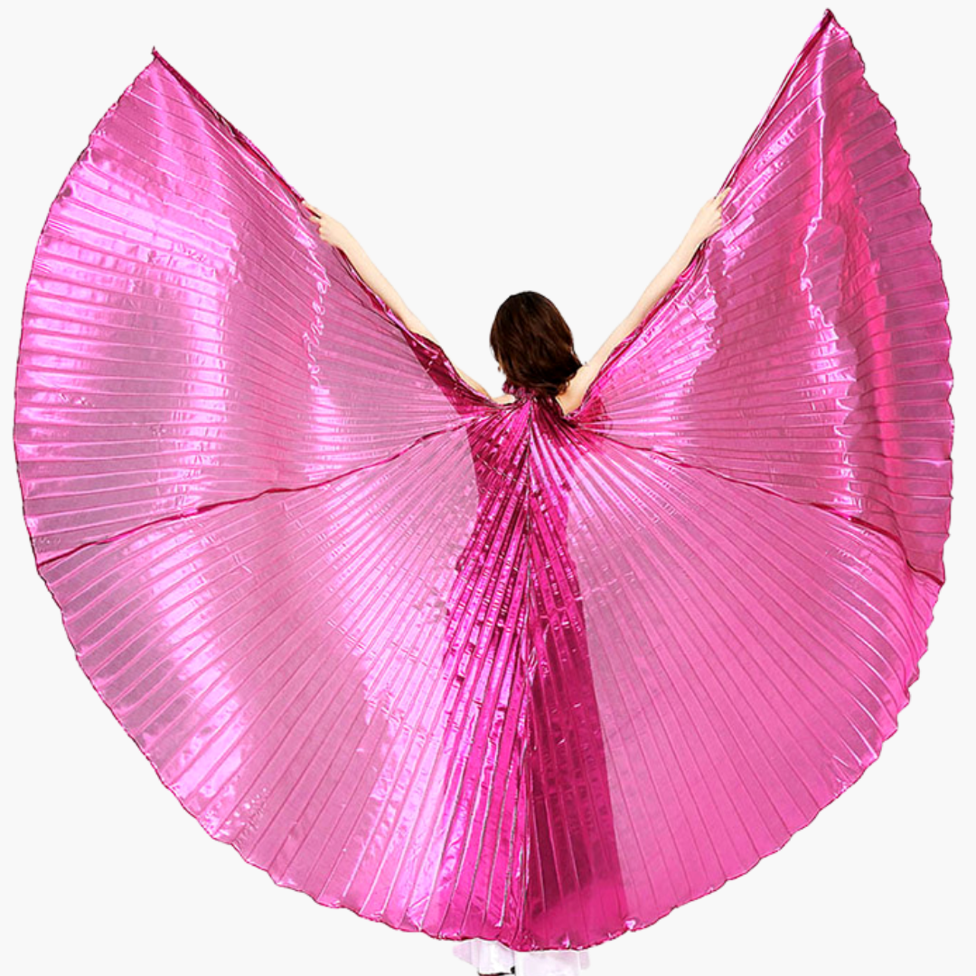 Wings Dance & Show cerise 4 Belly-wings
